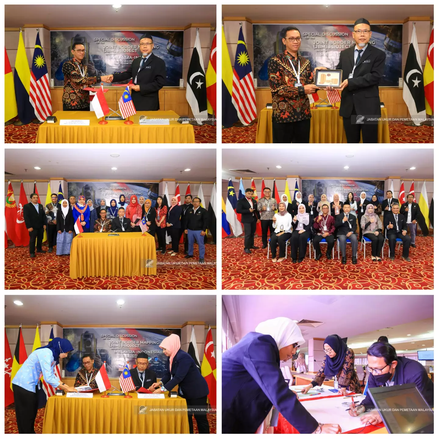 SPECIAL DISCUSSION FOR THE JOINT BORDER MAPPING PROJECT BETWEEN MALAYSIA & INDONESIA (JBM) | 5-7 OKTOBER 2022